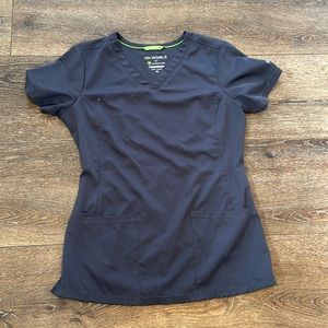 Healing hands grays scrub top XS‎
